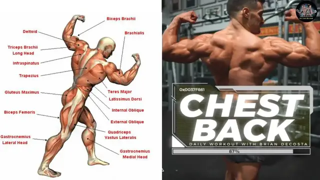 Video thumbnail for Back and Chest workout for Mass and Strength | Train Chest and Back Together