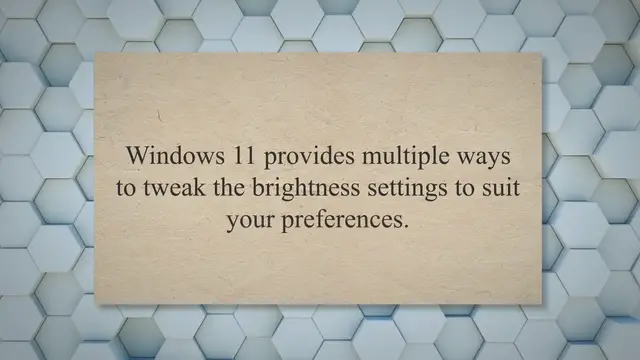 Video thumbnail for How To Lower Brightness On Windows 11