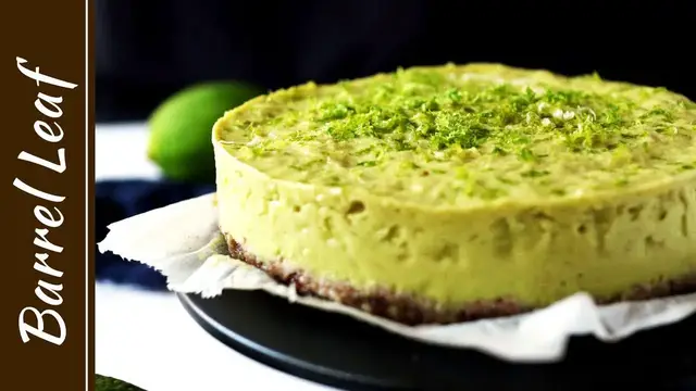 Video thumbnail for 全素酪梨綠檸檬派 (無麵粉,免烤) Vegan Avocado Key Lime Pie (Gluten-Free+No-Bake)︱2018