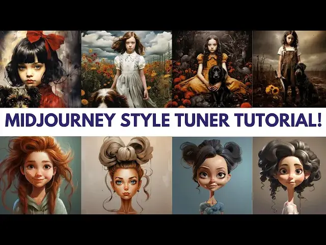 'Video thumbnail for Midjourney Style Tuner - How to Use?'
