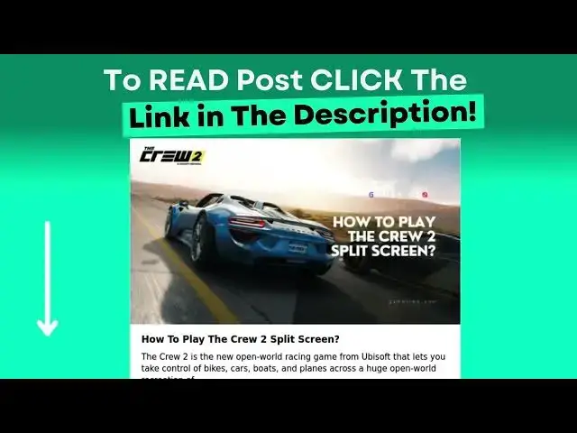 Video thumbnail for How To Play The Crew 2 Split Screen?