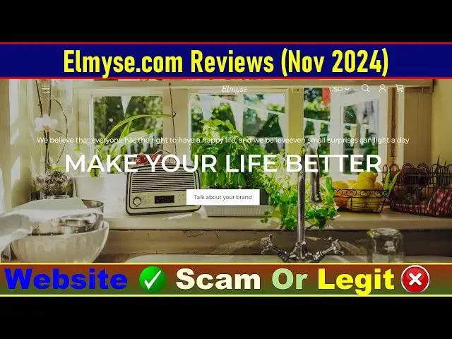 Video thumbnail for Elmyse Reviews: Before Buy Check Elmyse.Com Is Scam Or Legit? | Product Review