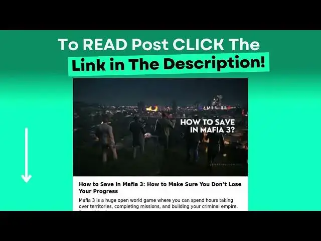 Video thumbnail for How to Save in Mafia 3: How to Make Sure You Don’t Lose Your Progress