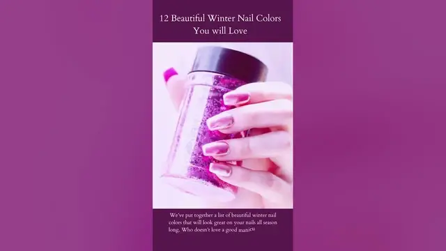 Video thumbnail for 12 Beautiful Winter Nail Colors You will Love | Sally Hansen Color Therapy, Plum Euphoria