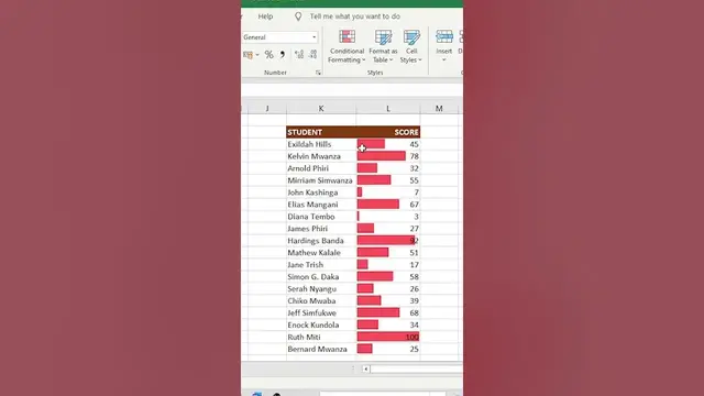 Video thumbnail for Data Bars in Excel