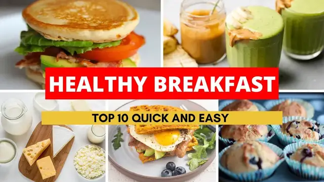 Video thumbnail for 10 Quick and Easy Healthy Breakfast Ideas (Grab and Go)