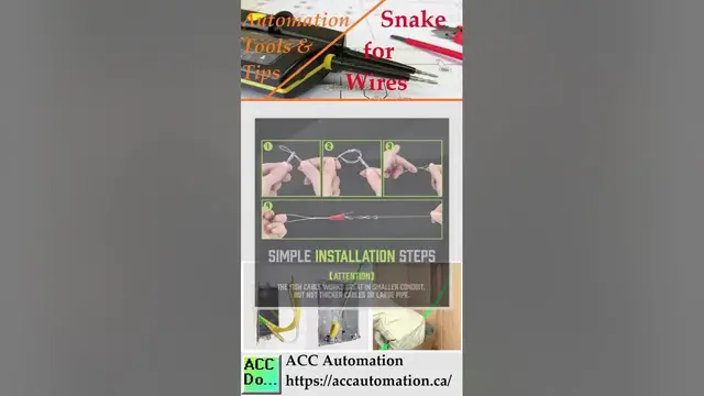 Video thumbnail for Automation Tools - Snake for Wires