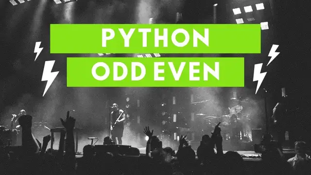Video thumbnail for Python Program to Check Odd Even Number