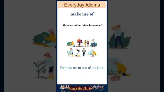 Video thumbnail for Make use of meaning | make use of sentences | Common English Idioms #shorts