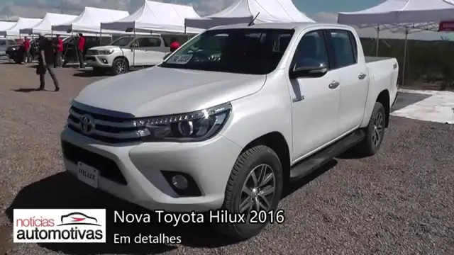 Video thumbnail for Nova Toyota Hilux 2016 - Detalhes - NoticiasAutomotivas.com.br