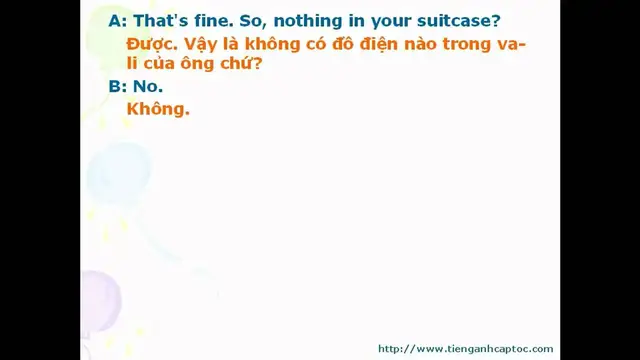 Video thumbnail for English For Tourists Unit 02 Dialogue 001