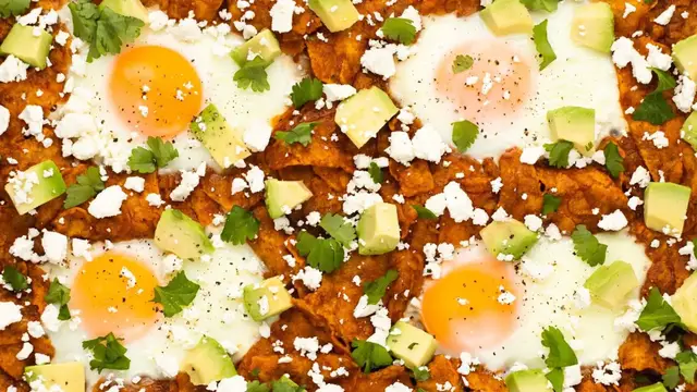Video thumbnail for Sheet Pan Chilaquiles Rojos Recipe