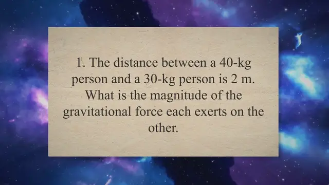 Video thumbnail for Newton’s law of universal gravitation – problems and solutions