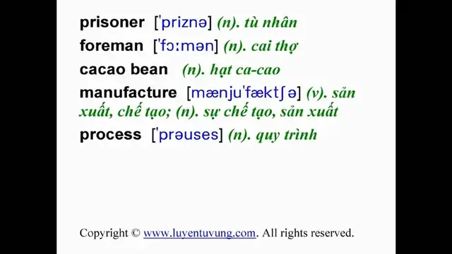 Video thumbnail for Learn English Vocabulary - Grade 8 - Unit 16 - Lesson 01