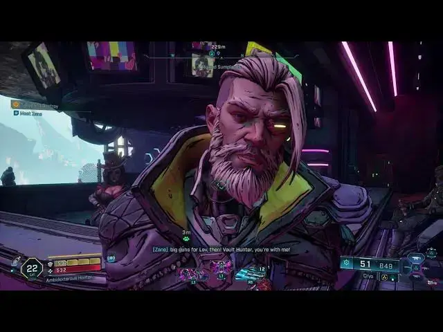 'Video thumbnail for Borderlands 4 - Wrath of The Ripper Queen: Vex Meets Zane and Moxxi "Nice Bar the Lady Got Here"'