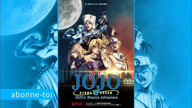 Video thumbnail for Date de sortie Jojo’s Bizarre Adventure Stone ocean partie 2