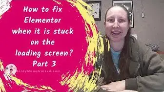 Video thumbnail for Elementor not loading error Part 3 of 4