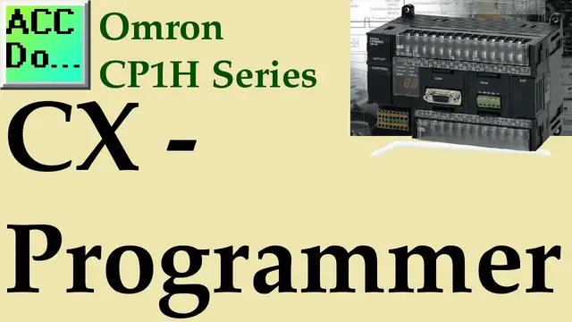 Video thumbnail for Omron CP1H PLC CX-Programmer