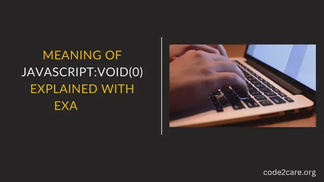 Video thumbnail for Meaning of javascriptvoid(0) explained with example
