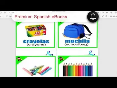 'Video thumbnail for VIP MEMBERS - Learn Spanish with Courses, eBooks, Flashcards, Audio, Video, Quizzes and more'