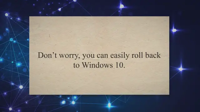 Video thumbnail for How To Back To Windows 10 From Windows 11