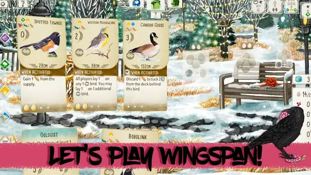 'Video thumbnail for Let's Play Wingspan [2] - We Got the Wheat!'