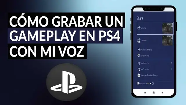 Video thumbnail for Cómo grabar un GAMEPLAY en PS4 con mi voz y la de mis amigos en el chat