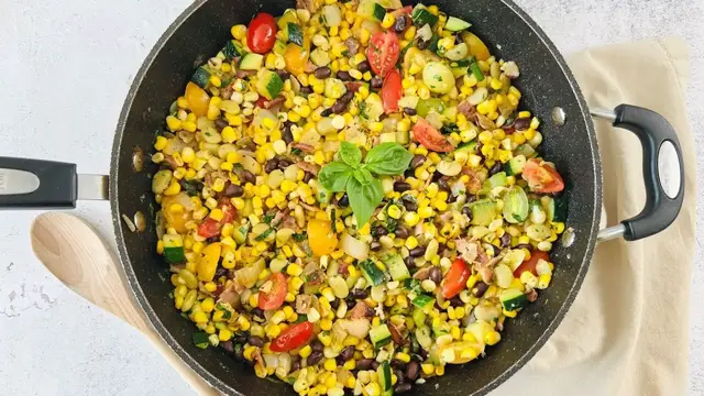 'Video thumbnail for Classic Bacony Succotash Recipe'