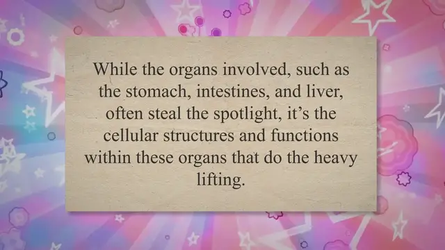 Video thumbnail for Cellular Structure and Function in the Digestive System