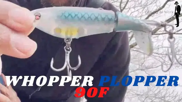 Video thumbnail for Whopper Plopper 90F - Blueback Herring Design for Striped Bass!