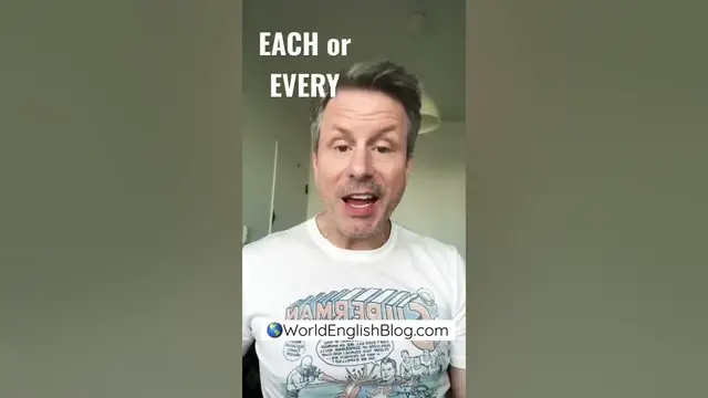 Video thumbnail for Each or Every? 🤔