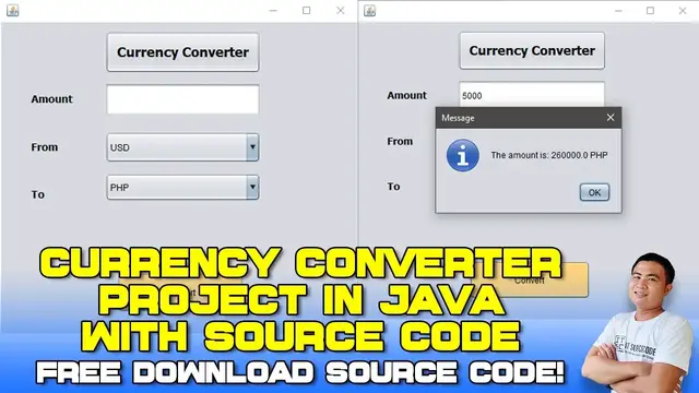 Video thumbnail for Currency Converter Project in Java with Source Code (Free Download) 2022