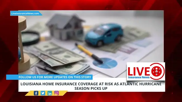 Video thumbnail for Louisiana home insurance coverage at risk as Atlantic hurricane season picks up