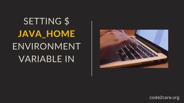 Video thumbnail for Setting $JAVA_HOME Environment Variable in macOS
