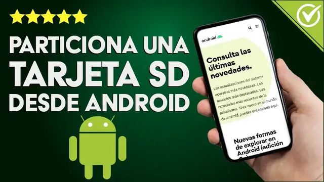 Video thumbnail for ¿Cómo particionar una tarjeta SD desde tu ANDROID? - Método sencillo