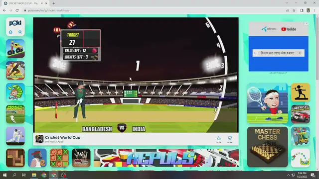 Video thumbnail for cricket games for laptop