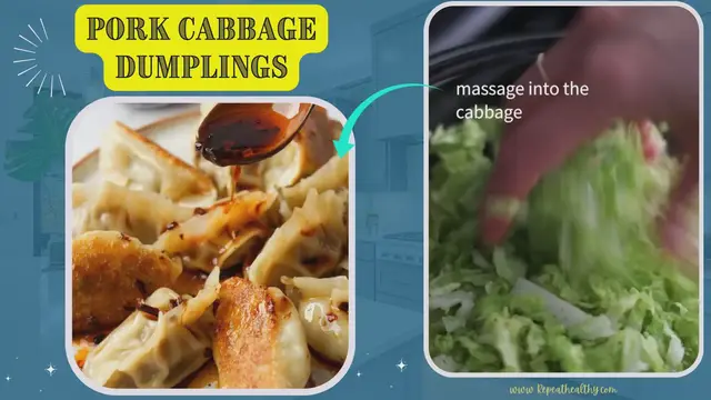 Video thumbnail for Pork Cabbage Dumplings