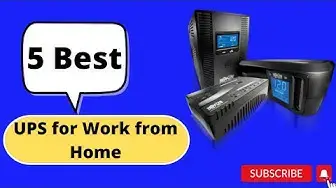 'Video thumbnail for 5 Best UPS for Work from Home in 2022'