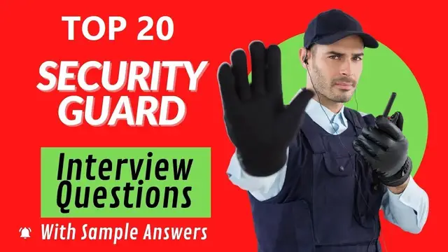 Video thumbnail for Top 20 Security Guard Interview Questions and Answers for 2022