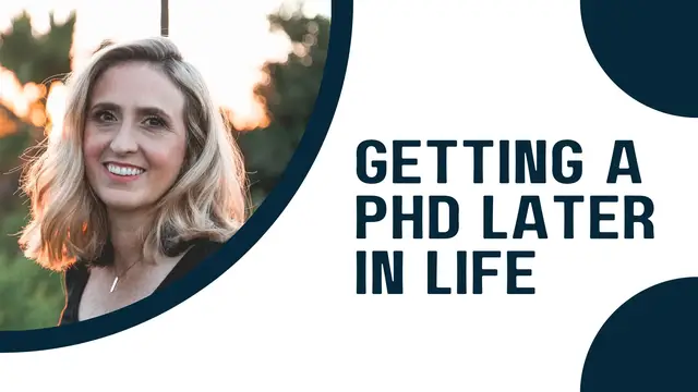 'Video thumbnail for 10 amazing benefits of getting a PhD later in life'
