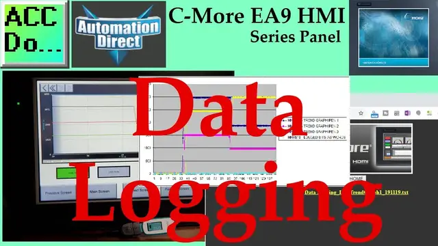 Video thumbnail for C-More EA9 HMI Series Panel Data Logging