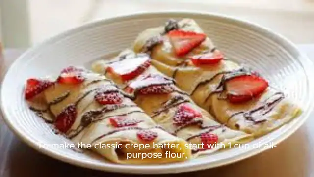 Video thumbnail for Crepes Recipe