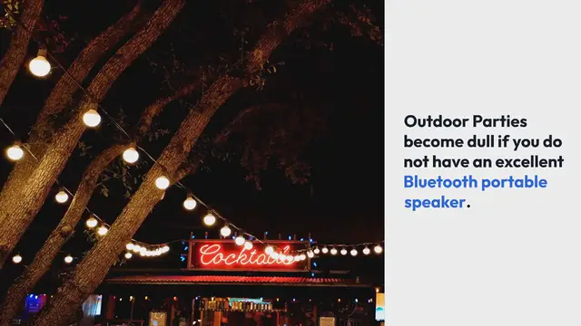 Video thumbnail for 10 Best Portable Bluetooth Speakers for Outdoor Party 2022