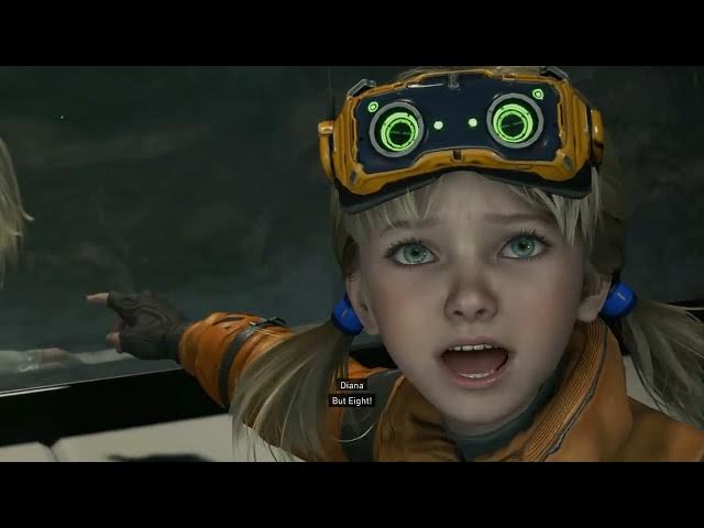 Video thumbnail for Pragmata - 3. Terra Dome: Rescue Eight From Tree | IDUS "Have a Wondaful Day" Seals Eight Cutscene