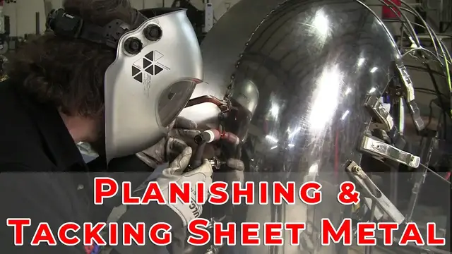 Video thumbnail for Metal Shaping for Beginners: Planishing, Trimming and Tacking sheet metal