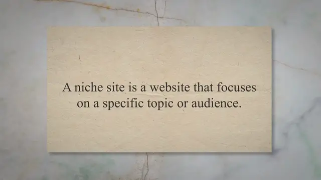 'Video thumbnail for Creating Your Niche Site: A Step-by-Step Guide'