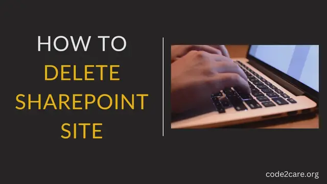 Video thumbnail for How to delete SharePoint Site