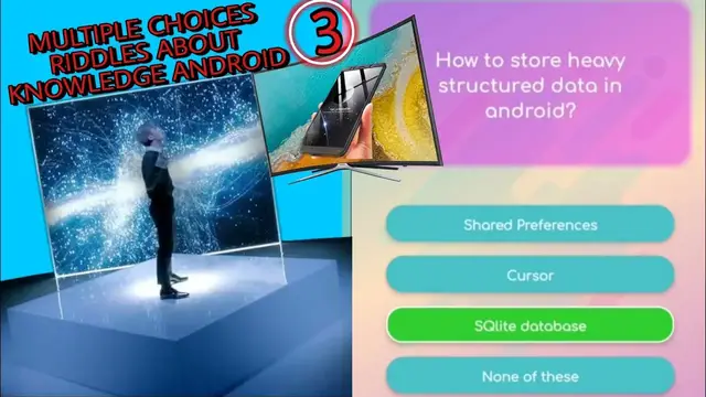 Video thumbnail for Multiple choice Riddles about knowledge of Android #3 |Câu đố trắc nghiệm Android| Vu Giang Channel