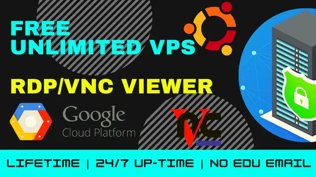 Video thumbnail for Free VPS 2021 for Lifetime 24/7 with RDP 🔥- Install VNC Viewer Ubuntu on GCP Free Tier 💯