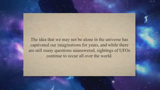 Video thumbnail for “The day UFOs stopped play”